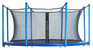 WEWNĘTRZNA SIATKA OCHRONNA NA TRAMPOLINĘ 10 FT 8 SŁUPKÓW 305 CM