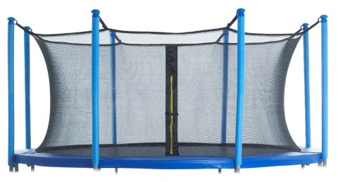 WEWNĘTRZNA SIATKA OCHRONNA NA TRAMPOLINĘ 10 FT 8 SŁUPKÓW 305 CM