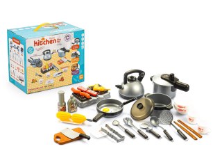 MINI KUCHNIA GARNKI AKCESORIA DO KUCHNI DLA DZIECI