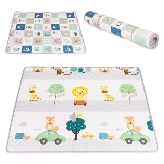 MATA PIANKOWA DLA DZIECI EDUKACYJNA DWUSTRONNA ZWIJANA ALFABET ECOTOYS