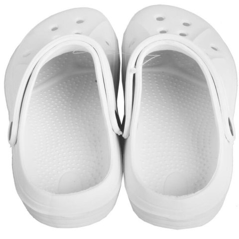 DAMSKIE KLAPKI ogrodowe/basenowe buty LEKKIE chodaki PIANKOWE BIAŁE/39