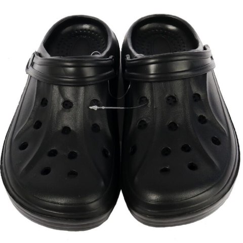 MĘSKIE KLAPKI ogrodowe/basenowe buty LEKKIE chodaki PIANKOWE CZARNE 44