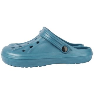 MĘSKIE KLAPKI ogrodowe/basenowe buty LEKKIE chodaki PIANKOWE NIEBIESKIE 42