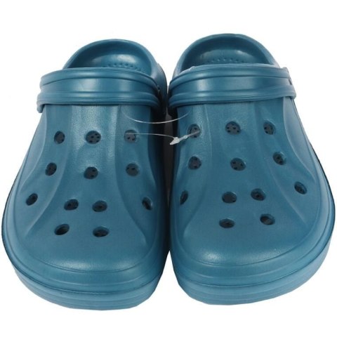 MĘSKIE KLAPKI ogrodowe/basenowe buty LEKKIE chodaki PIANKOWE NIEBIESKIE 43