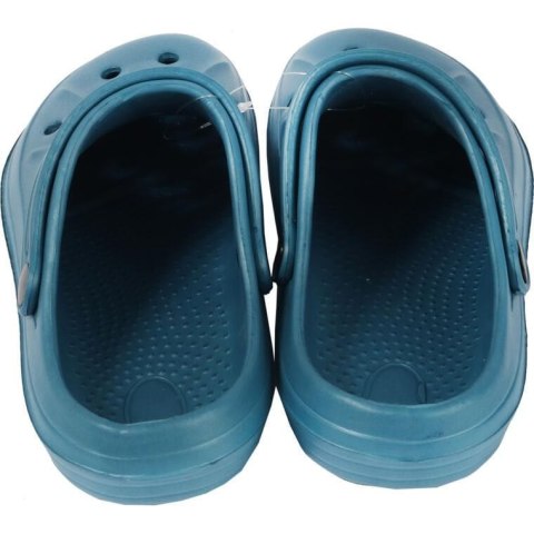 MĘSKIE KLAPKI ogrodowe/basenowe buty LEKKIE chodaki PIANKOWE NIEBIESKIE 43