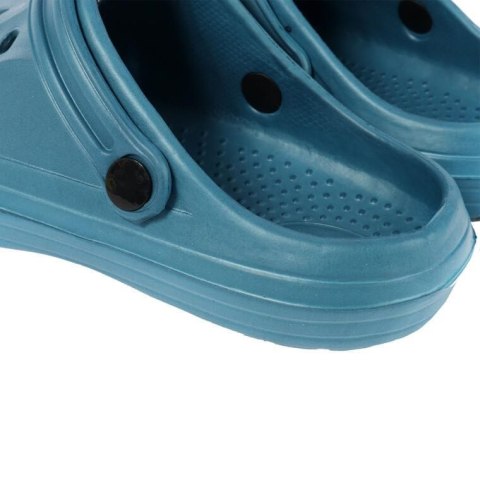 MĘSKIE KLAPKI ogrodowe/basenowe buty LEKKIE chodaki PIANKOWE NIEBIESKIE 43
