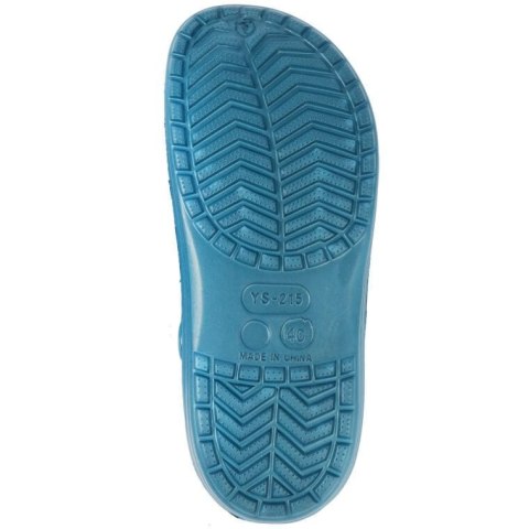 MĘSKIE KLAPKI ogrodowe/basenowe buty LEKKIE chodaki PIANKOWE NIEBIESKIE 43