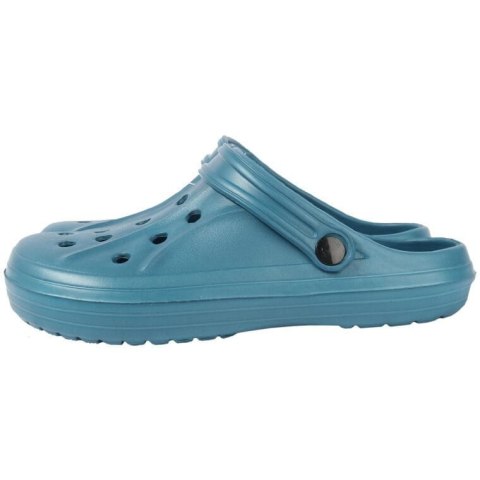 MĘSKIE KLAPKI ogrodowe/basenowe buty LEKKIE chodaki PIANKOWE NIEBIESKIE 44