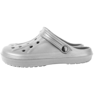 MĘSKIE KLAPKI ogrodowe/basenowe buty LEKKIE chodaki PIANKOWE SZARE 40