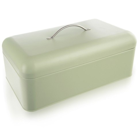 Chlebak metalowy pojemnik na chleb pieczywo zielony GREENISH 42.5x23x20cm ORION 152464