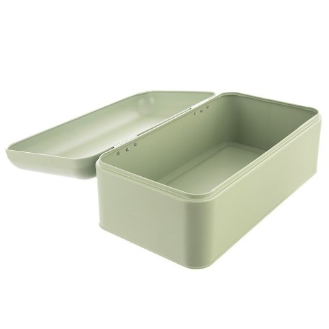 Chlebak metalowy pojemnik na chleb pieczywo zielony GREENISH 42.5x23x20cm ORION 152464