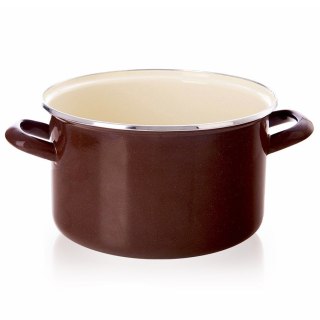 Garnek emaliowany indukcja na indukcję gaz BROWN 20 cm 3L ORION 113332