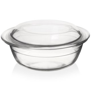 Naczynie żaroodporne z pokrywką szklane do zapiekania 27x23x11.5cm 2.2L ORION 127033