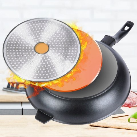 Patelnia granitowa nieprzywierająca indukcja NON-STICK GRANDE duża 32 cm ORION 112997
