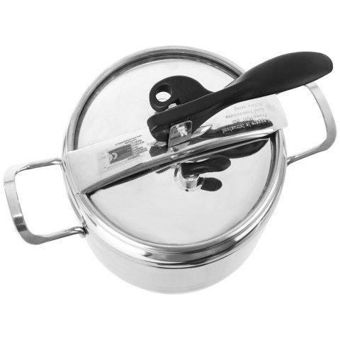 Szybkowar stalowy na gaz indukcja garnek ciśnieniowy PROFI 3.5L ORION 113199