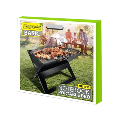 GRILL SKŁADANY WALIZKOWY KEMPINGOWY 45 x 30 x 35 CM MAESTRO MR-1011 Ogrodowy