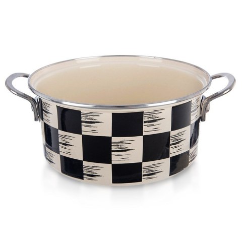 Garnek emaliowany indukcja na indukcję gaz SZACHOWNICA 22 cm 3L ORION 113341