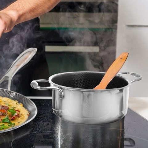 Garnek stalowy do gotowania NON-STICK indukcja COOKCELL 26 cm 7L ORION 113196