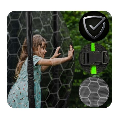 Trampolina ogrodowa 10ft/312cm z siatką wewnętrzną i drabinką Neo-Sport