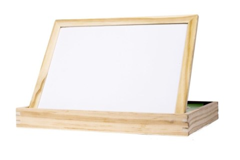 Drewniana Wielofunkcyjna Tablica Edukacyjna 2w1 Magnesy Kolorowa Układanka