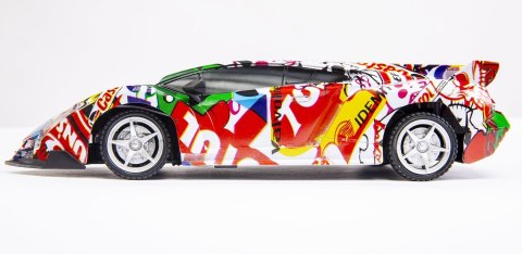 Zdalnie Sterowany Samochód Sportowy Ze Światłami Wyścigowy Auto Rajdowe