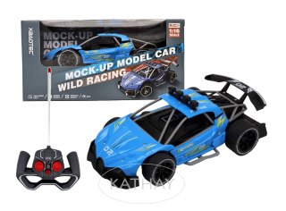Zdalnie Sterowany Samochód Rajdowy Wyścigowy Auto Dla Dzieci Wild Racing 3 Niebieski