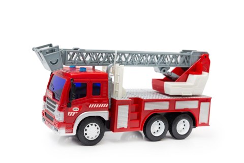 Zdalnie Sterowany Samochód Wóz Straż Pożarna Efekty Świetlne Auto Dla Strażaka 27cm