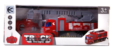 Zdalnie Sterowany Samochód Wóz Straż Pożarna Auto Dla Strażaka Truck 22cm