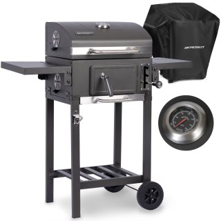 Grill węglowy z pokrowcem Berdsen BD-892 czarny ogrodowy