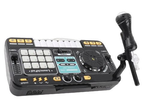 Konsola Dj dla dzieci Organki Zabawka muzyczna Elektroniczny Mikser Kontroler Mikrofon Konsoleta Światło LED