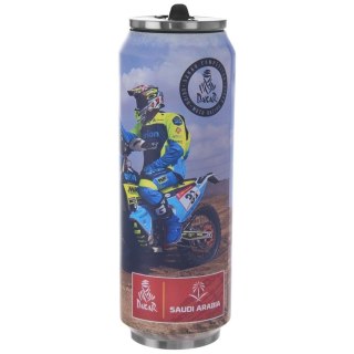 Kubek termiczny PUSZKA ze słomką ustnikiem na kawę DAKAR 700 ml ORION 128507