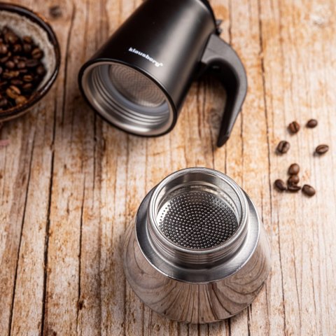 KAWIARKA ESPRESSO KAFETERKA CIŚNIENIOWA KLAUSBERG 300ML (6 FILIŻANKI) KB-7845
