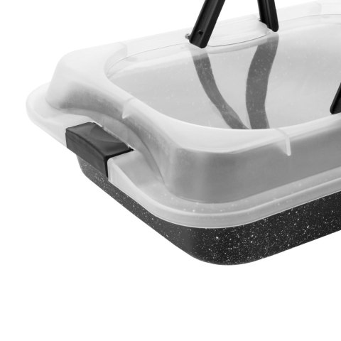 FORMA BLACHA DO PIECZENIA 36X24X5CM Z POKRYWĄ, POWŁOKA NON-STICK BRUNBESTE BB-2540
