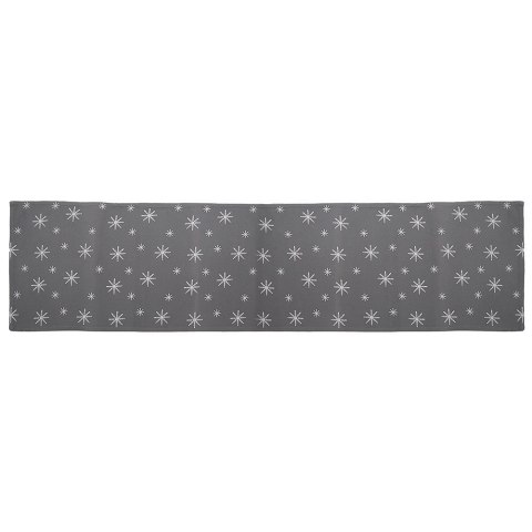 Bieżnik na stół ławę bawełniany szary PŁATEK 130x32CM ORION 728046