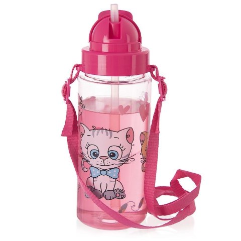 Butelka dla dziecka dzieci do picia Tritan KOTEK 490 ml ORION 143776