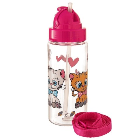 Butelka dla dziecka dzieci do picia Tritan KOTEK 490 ml ORION 143776