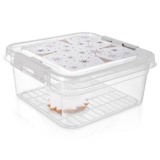 Pojemnik plastikowy na żywność jedzenie z pokrywką PŁATEK 4.5L ORION 127198