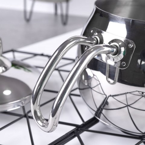 Czajnik stalowy z gwizdkiem na gaz srebrny ANETT 1.2L ORION 113518