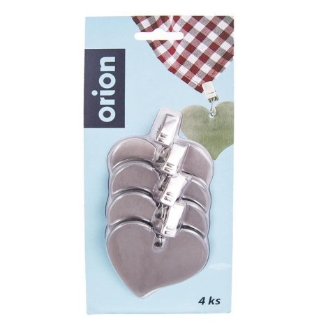 Klipsy do obrusu obrusa ceraty uchwyt stalowe 4 sztuki ORION 832605