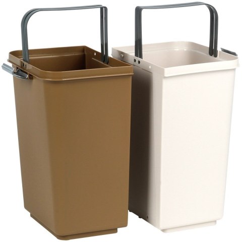 Kosz do segregacji odpadów śmieci śmietnik pojemnik plastikowy 2x10L ORION 731259