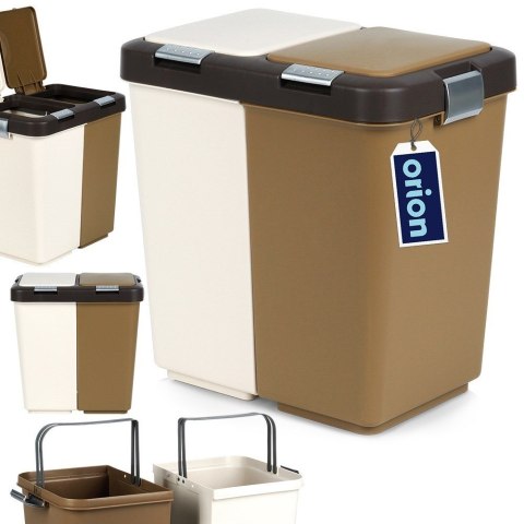 Kosz do segregacji odpadów śmieci śmietnik pojemnik plastikowy 2x10L ORION 731259