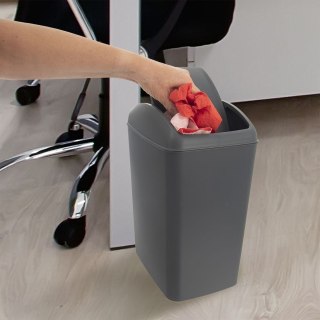 Kosz na śmieci do odpadów śmietnik plastikowy szary 10L pojemnik ORION 731702