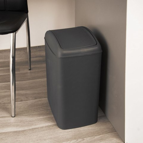 Kosz na śmieci do odpadów śmietnik plastikowy szary 20L pojemnik ORION 731704