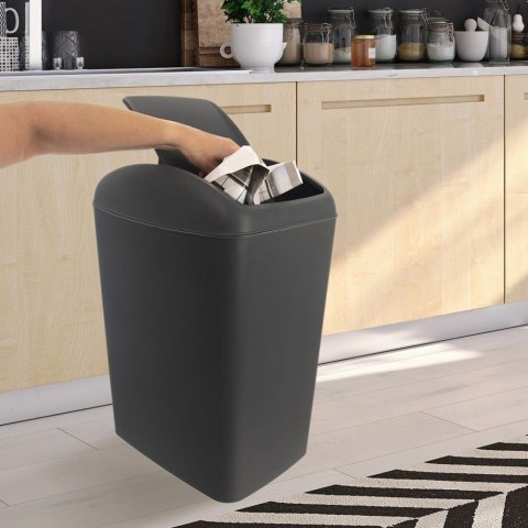 Kosz na śmieci odpady śmietnik plastikowy szary duży 40L ORION 731706