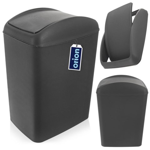 Kosz na śmieci odpady śmietnik plastikowy szary duży 40L ORION 731706
