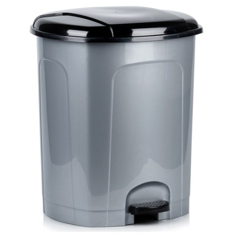 Kosz na śmieci z pedałem plastikowy szary łazienkowy do kuchni 50L ORION 731382