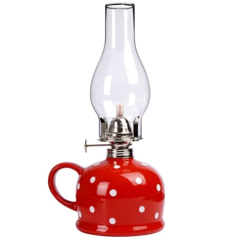 Lampa naftowa ceramiczna TECKA 530ml. 28.5cm ORION 822260