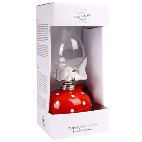 Lampa naftowa ceramiczna TECKA 530ml. 28.5cm ORION 822260