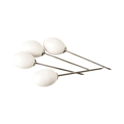Miseczki na przekąski sos dip porcelanowe białe WHITELINE 28.5cm 10-ele ORION 129201