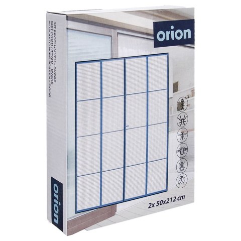 Moskitiera na drzwi biała z magnesem 208x100cm ORION 780611